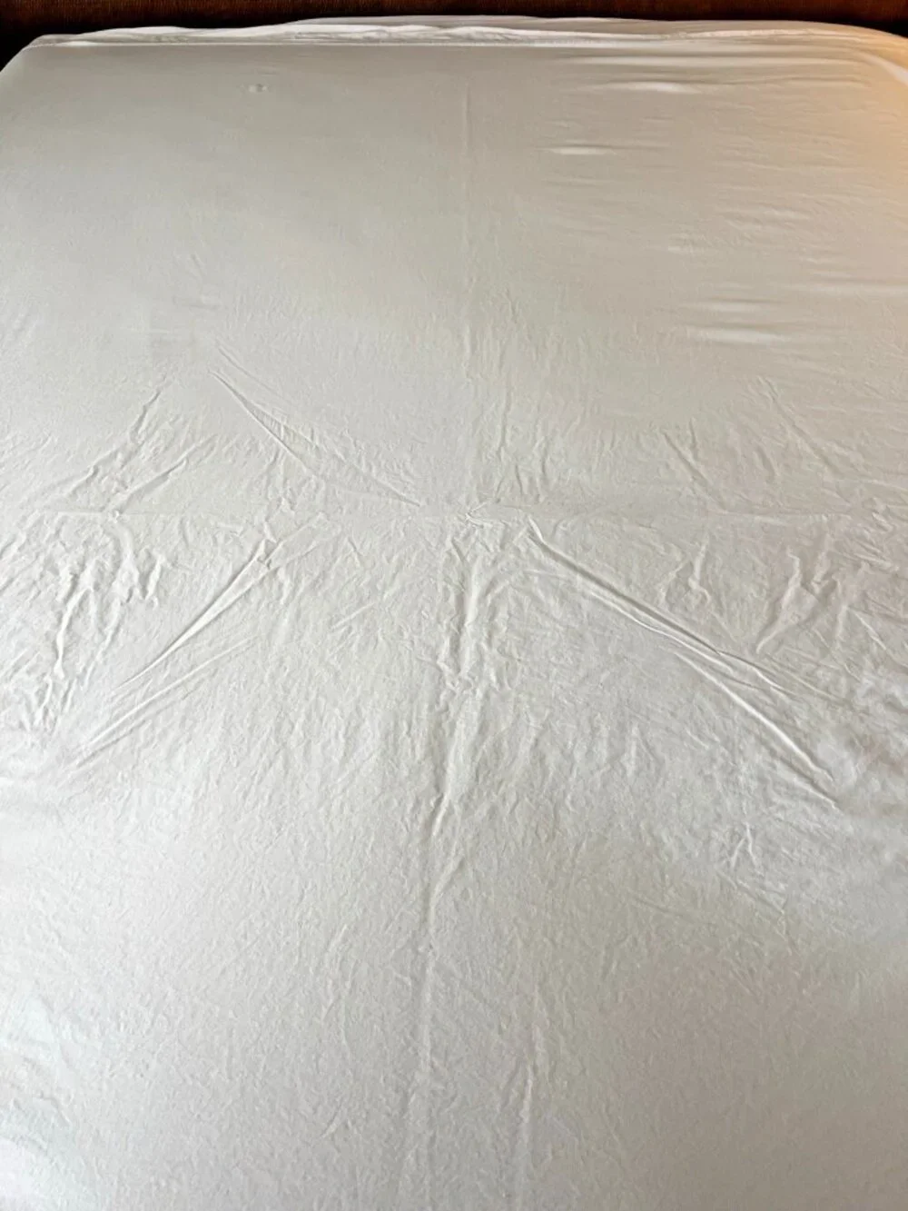 Queen Size 100% Organic Cotton Flat Sheet True White Threshold Luxury Bedding